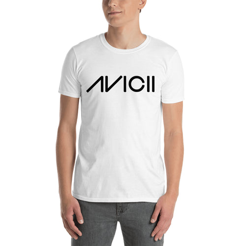 Avicii T shirt Music DJ T shirt white Short-sleeve Cotton T shirt for men