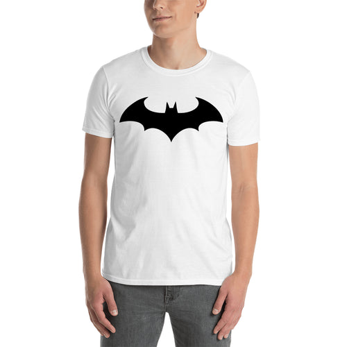 Batman T shirt cool Batman Logo T shirt Cotton White Half Sleeve T shirt for men