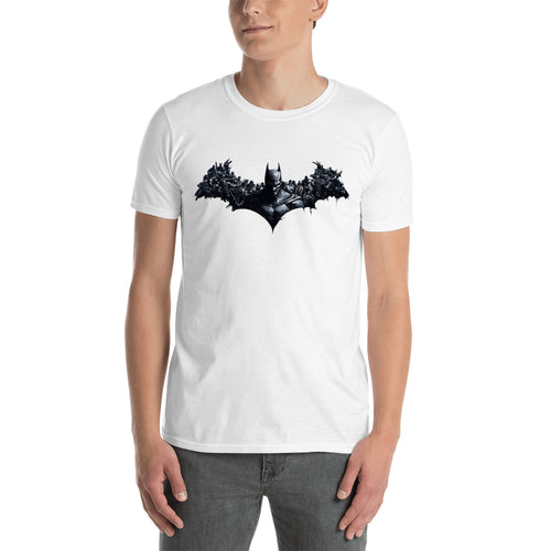 Super Hero T shirt Batman T shirt White Cotton Half Sleeve T shirt for men