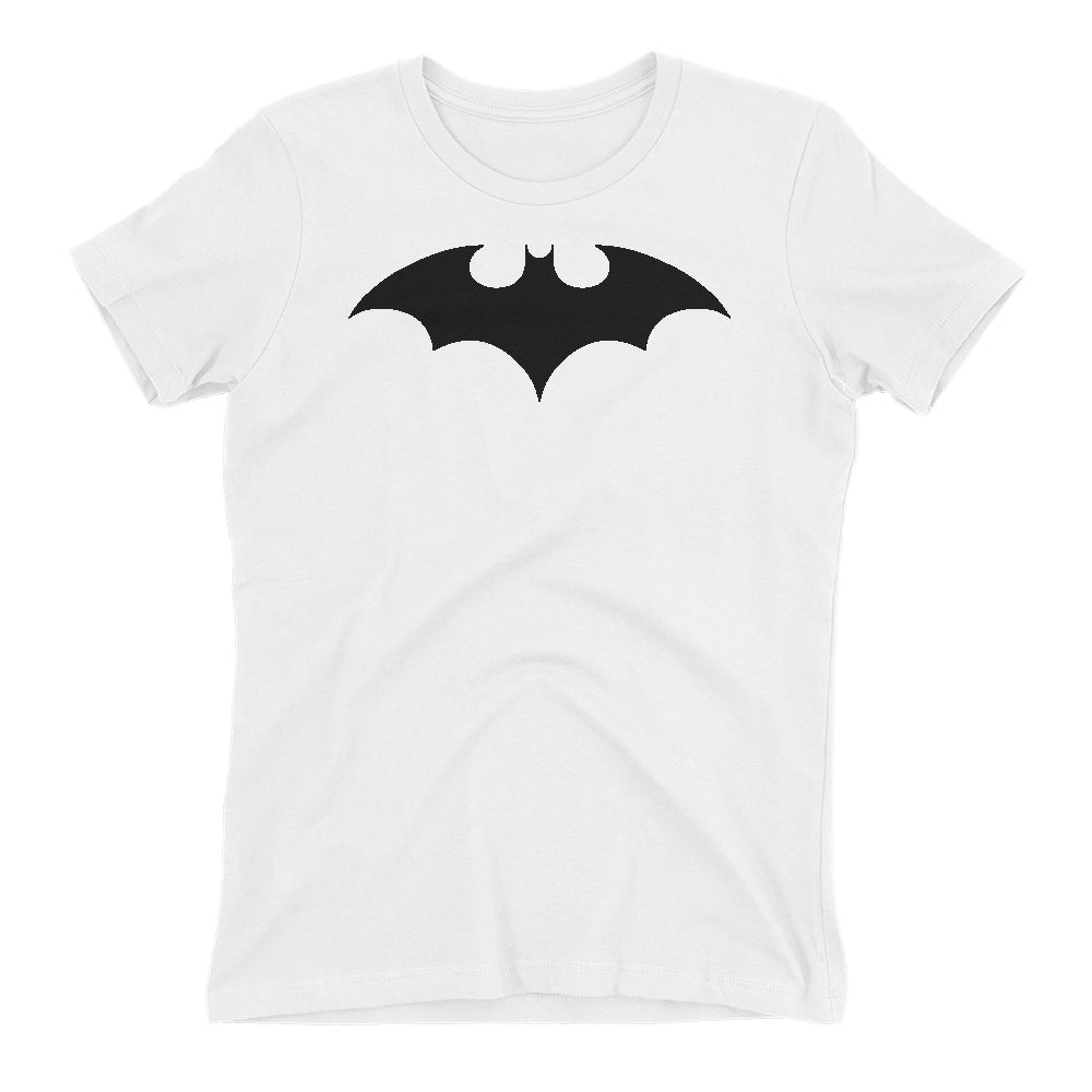 Batman women T – shirt shirt Sleeve for T Logo Batman cool shirt Cotton White T Half