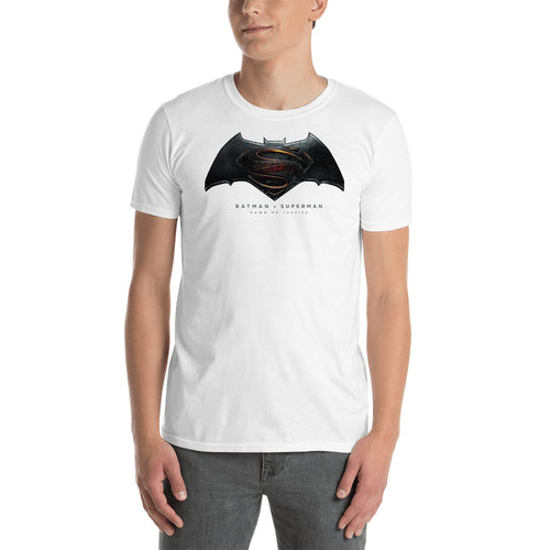 Batman Vs Superman Movie T shirt White Short-Sleeve Cotton T shirt for men