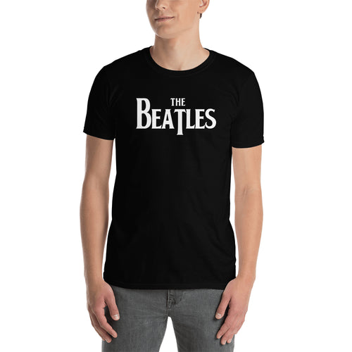 Music Band T shirt The Beatles T shirt Black Short-sleeve Band T shirt for men
