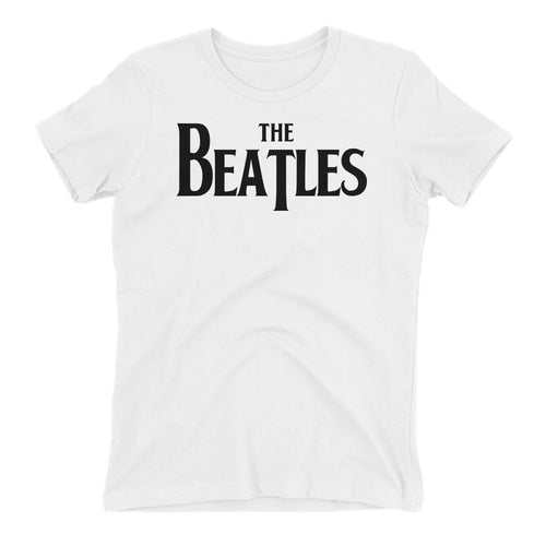 The Beatles T shirt Music Band T shirt White Short-sleeve Band T shirt for women