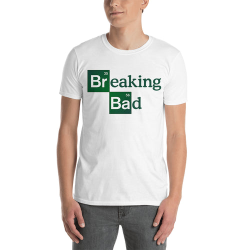 Breaking Bad Logo t shirt Breaking Bad t shirt white short-sleeve Cotton TV series t shirt for men