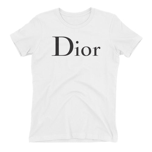 Branded T shirt White Dior Brand T shirt Short-Sleeve Cotton T shirt for Women