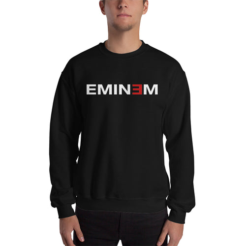 Musician Sweatshirt Eminem Sweatshirt Full-sleeve Black Eminem Sweatshirt for men