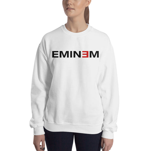 Eminem Sweatshirt Musician Sweatshirt Full-sleeve White Eminem Sweatshirt for women