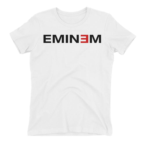 Eminem T shirt Musician T shirt Short-sleeve White T shirt for women