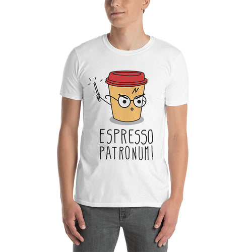 Espresso Patronum T shirt Funny Espresso Coffee T shirt White Cotton T shirt for men