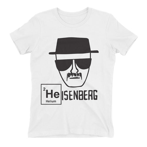 Heisenberg t shirt Breaking Bad t shirt White Cotton Short-sleeve Heisenberg t shirt for women