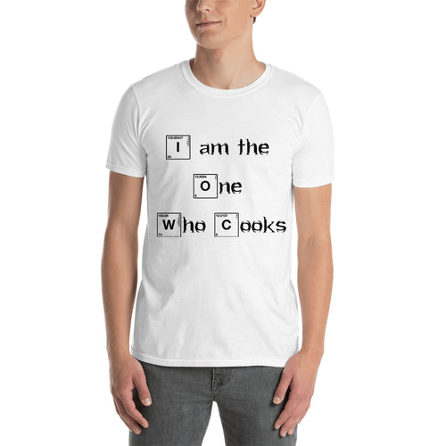 I am the one who cooks t shirt Cotton Breaking Bad t shirt White Short-sleeve TV series t shirt for men