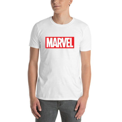 Marvel T shirt White Short Sleeve Cotton T shirt for men