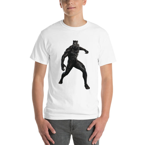 Black panther t shirt pure cotton black and white black panther t shirt marvel