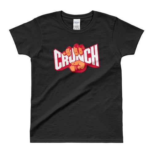 Crunch T Shirt Black Fitness T Shirt Crunches T Shirt for Women - Dafakar