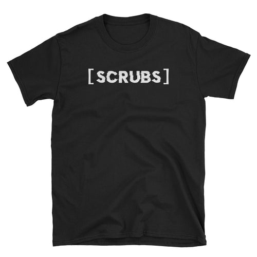 Scrubs T Shirt Scrubs TV Show T Shirt Black Short-Sleeve Cotton T-Shirt for Medical Lady Doctors