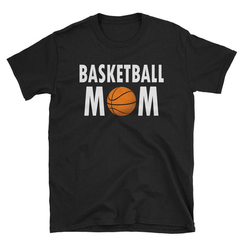 Basketball Mom T Shirt Black Short-Sleeve Unisex Basketball Mom T Shirt - Dafakar