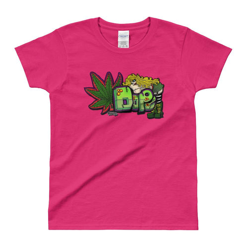 Dope T Shirt Dope Tee Pink Weed Dope T Shirt for Women - Dafakar