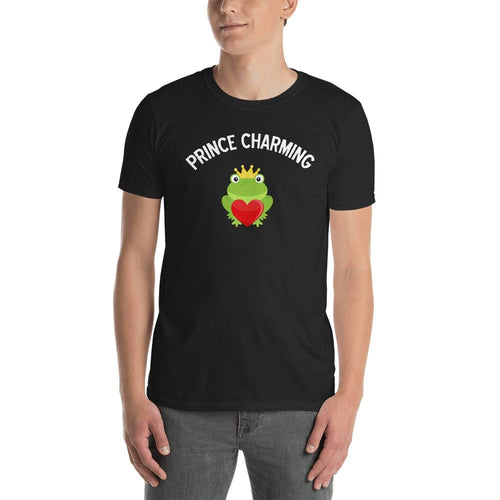 Frog Prince Charming T Shirt Black Frog Charming Prince T Shirt for Men - Dafakar