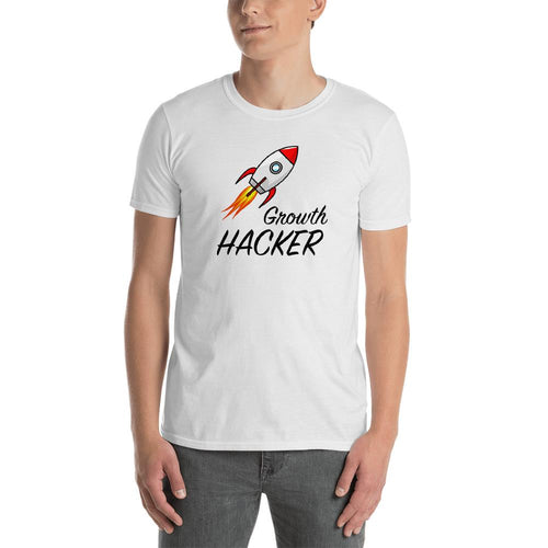 Growth Hacker T Shirt White Market Growth Hacker T Shirt for Men - Dafakar