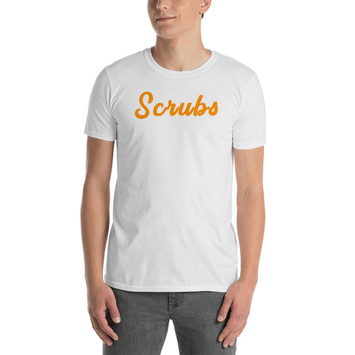 Scrubs T Shirt White Scrubs T Shirt Short-Sleeve Cotton T-Shirt for Doctors