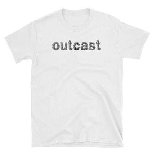 Outcast T Shirt White One Word Outcast T Shirt for Women