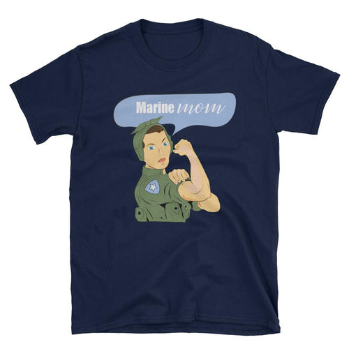 Marine Mom T Shirt Navy Mother's Day Gift Idea T Shirt for Mom - Dafakar