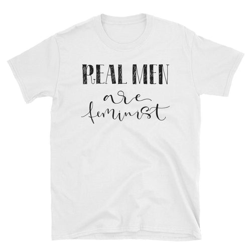 Real Men Are Feminist T-Shirt Women Rights T Shirt for Women - Dafakar