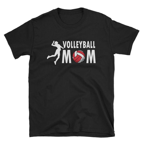 Volleyball Mom T Shirt Black Volleyball Slam Dunk T Shirt Mother's Day Gifts Volley Ball T Shirt - Dafakar