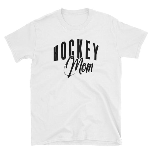 Hockey Mom T Shirt White Hockey Game Gift T Shirt for Sporty Mums - Dafakar