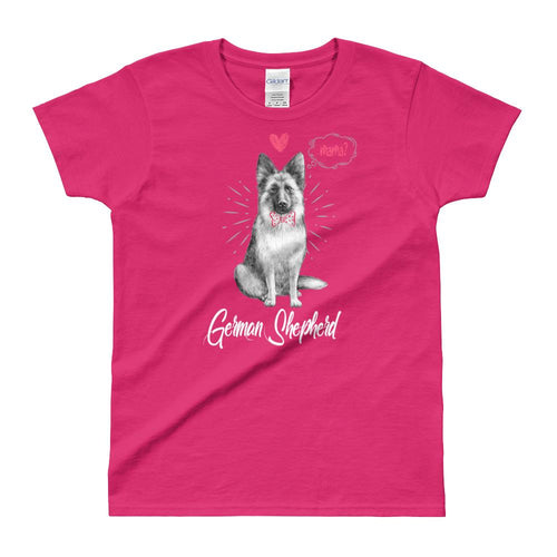 Male German Sheppard T Shirt Pink German Sheppard Mom T Shirt for Women - Dafakar