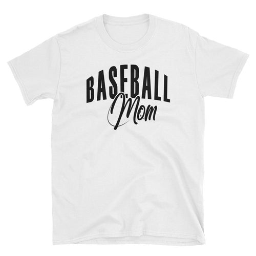 Baseball Mom T Shirt White Baseball Tee Gift All Sizes Including  Plus Size Baseball Mum T Shirt - Dafakar
