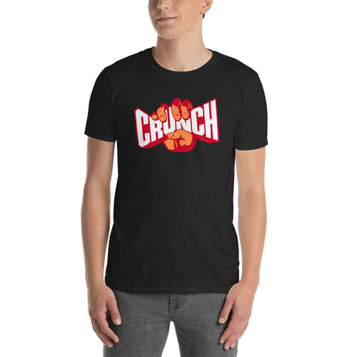 Crunch T Shirt Black Fitness T Shirt Crunches T Shirt for Men - Dafakar
