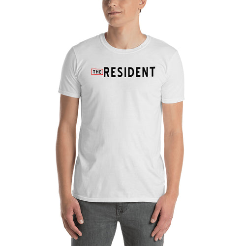 The Resident T Shirt White Medical Student T Shirt Short-Sleeve Cotton T-Shirt for Doctors