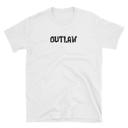 Outlaw One word T Shirt for Men