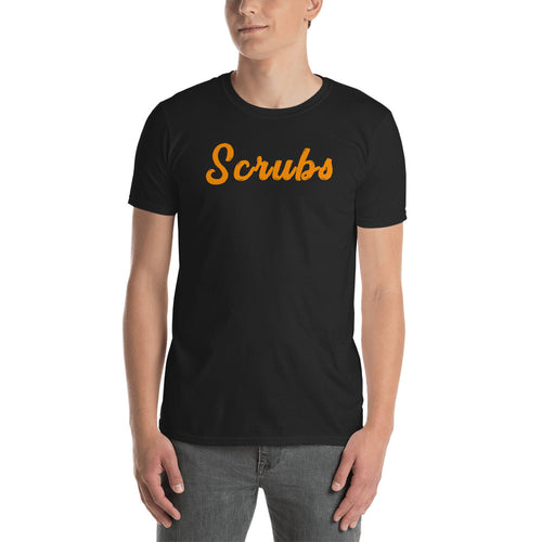 Scrubs T Shirt Black Scrubs T Shirt Short-Sleeve Cotton T-Shirt for Doctors