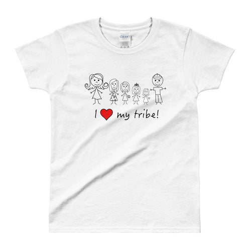 I Love My Family T Shirt Love My Tribe T Shirt For Women - Dafakar
