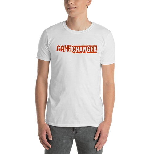 Game Changer T Shirt White Positive Vibes T Shirt Be A Game Changer T Shirt for Men - Dafakar