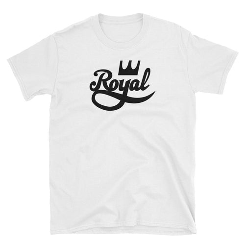 Royal T Shirt White 100% Cotton Half Sleeve Royal T Shirt for Men - Dafakar