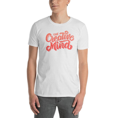 The Creative Mind T Shirt White Creative Mind T Shirt for Men