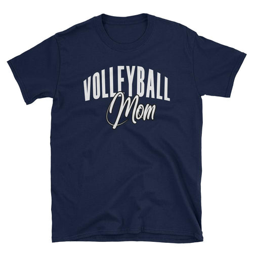 Volleyball Mom T Shirt Navy Volleyball Gift T Shirt for Sporty Mums - Dafakar