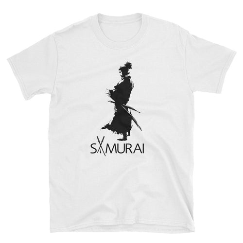 Samurai T Shirt White Cotton Samurai T Shirt for Men - Dafakar
