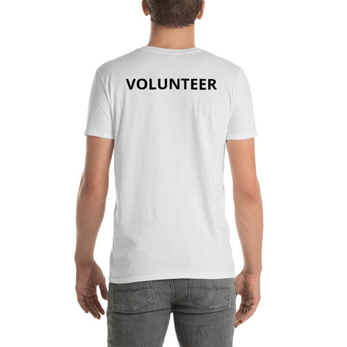 Volunteer T Shirt White Event Volunteer T Shirt for Men - Dafakar