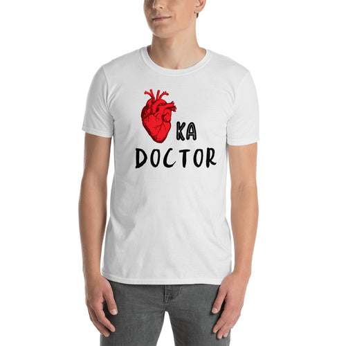 Cardiologist T shirt Dil ka Doctor T shirt White Short-Sleeve Cotton T shirt for men