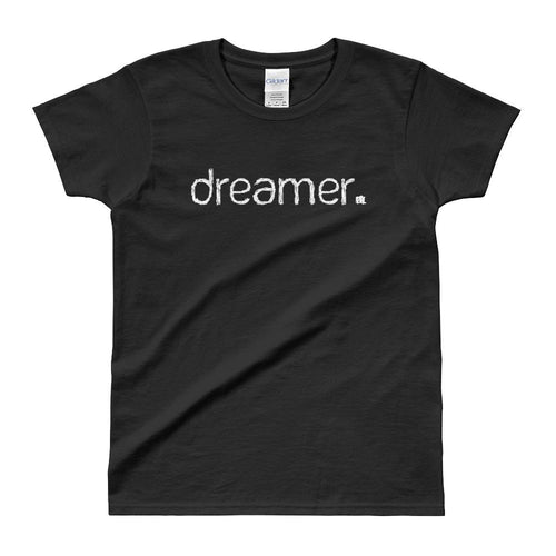 Dreamer Quote T Shirt Black Dreamer Quote T Shirt for Women - Dafakar