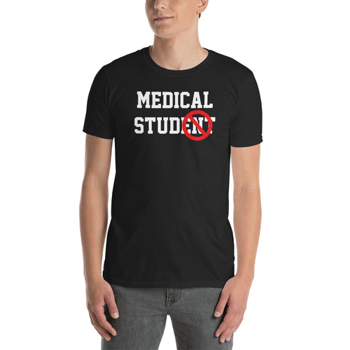 Medical Stud T Shirt Black Medical Student T Shirt Short-Sleeve Cotton T-Shirt for Doctors to be