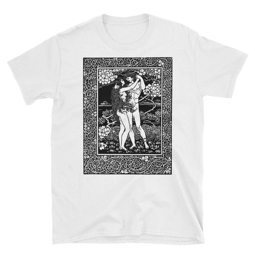 Unisex Adam and Eve T Shirt Mysterious T Shirt - Dafakar