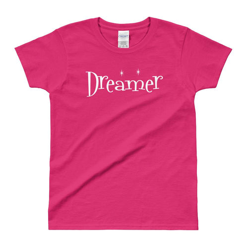 Dreamer T Shirt Pink Magical Dreamer T shirt for Women - Dafakar