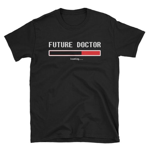 Future Doctor T Shirt Medical Student T Shirt Black Short-Sleeve Cotton T-Shirt for Student Lady Doctors