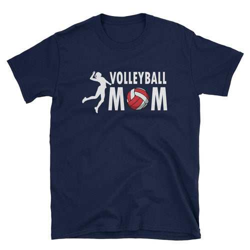 Volleyball Mom T Shirt Navy Volleyball Slam Dunk T Shirt Mother's Day Gifts Volley Ball T Shirt - Dafakar