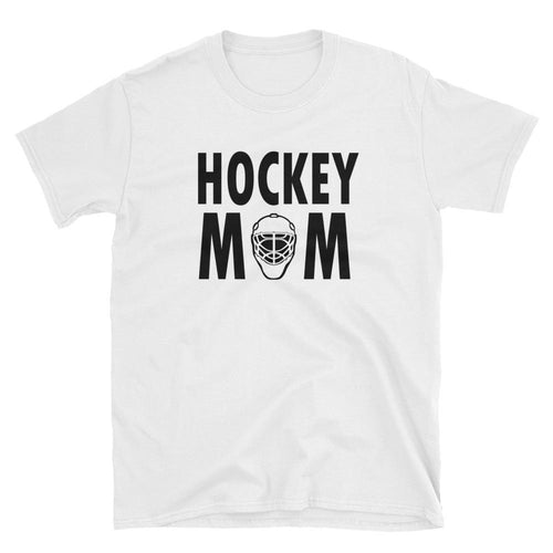 Hockey Mom T Shirt White Mum Hockey T Shirt Unisex Mother's Day Gift Idea T Shirt - Dafakar
